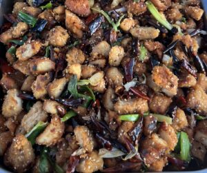 foodie panda dry chili pepper chicken